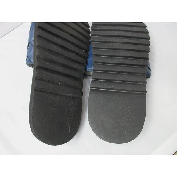 Karl Lagerfeld Paris Leather Weave Slide Size 13 Dark Blue / Black - LF1S2124 main image 8
